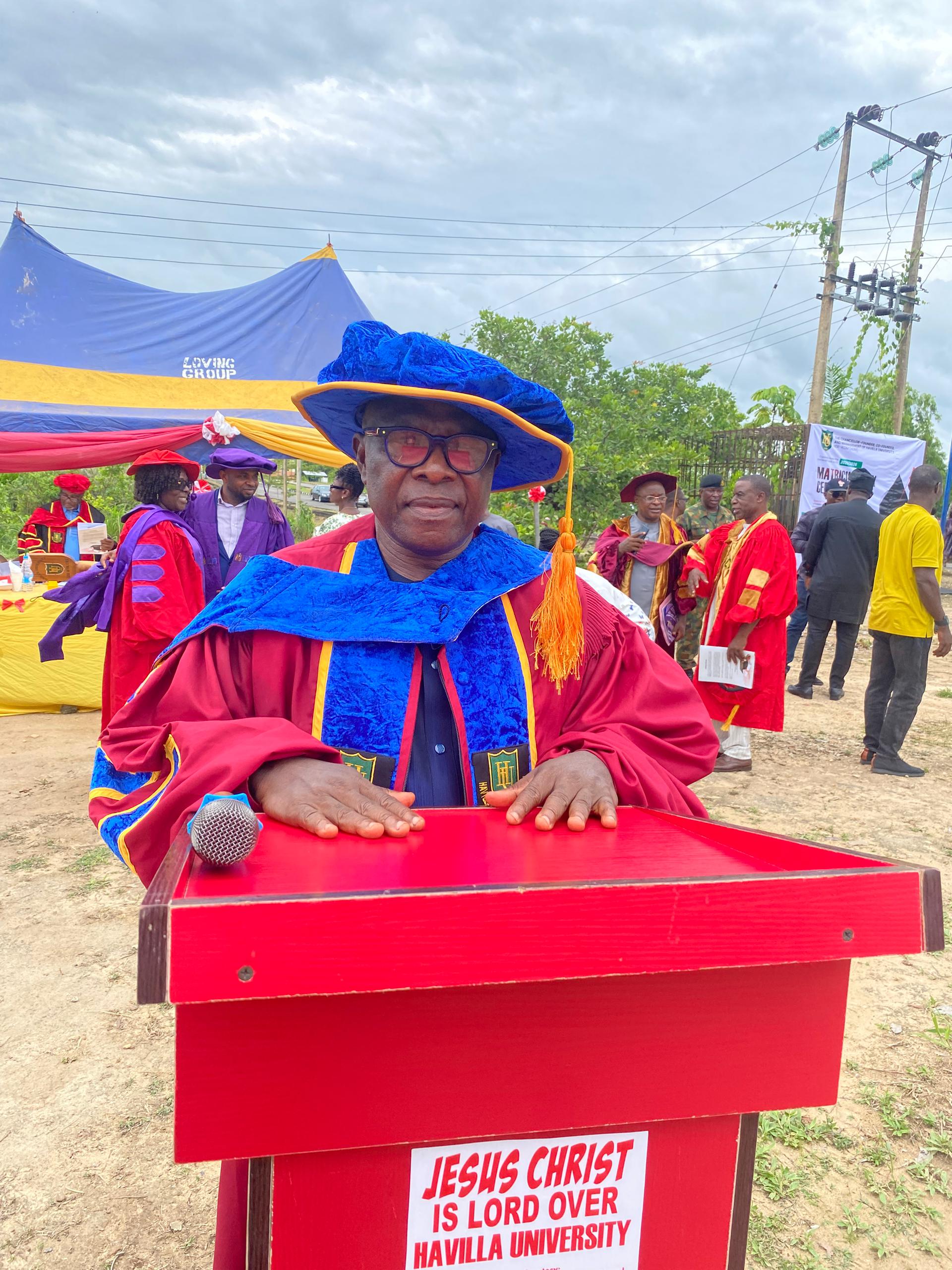 Havilla University Holds Successful 5th Matriculation Ceremony