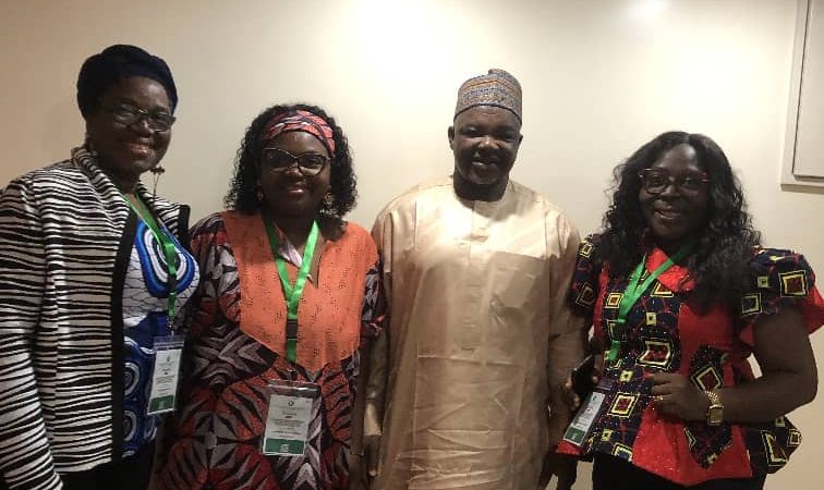 Havilla staff with sec. general